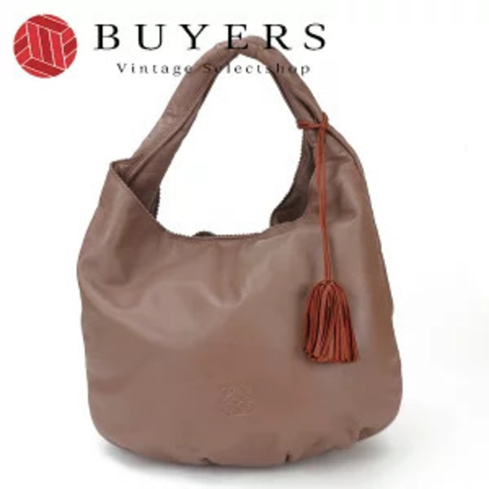 Loewe One Shoulder Hobo bag Anagram nappa leather pink